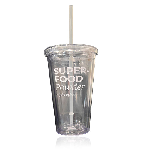 Super-Food Tumbler with Straw